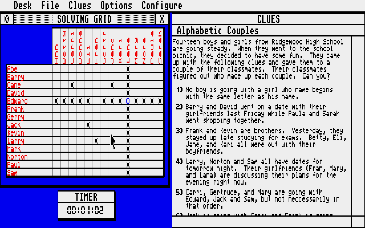 Logic Lab atari screenshot