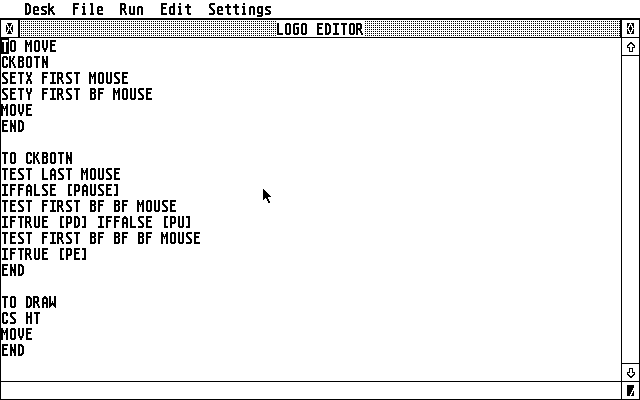 Logo atari screenshot