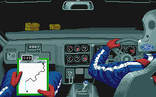 Lombard RAC Rally atari screenshot