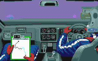 Lombard RAC Rally atari screenshot
