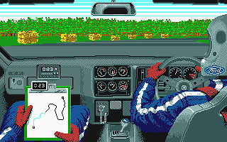 Lombard RAC Rally atari screenshot