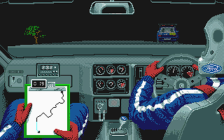 Lombard RAC Rally atari screenshot