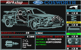 Lombard RAC Rally atari screenshot