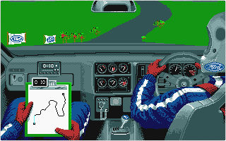 Lombard RAC Rally atari screenshot