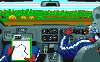 Lombard RAC Rally atari screenshot