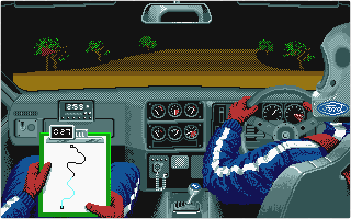 Lombard RAC Rally atari screenshot