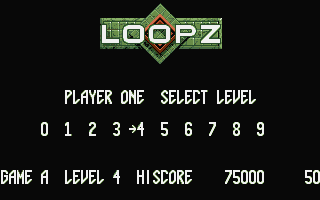 Loopz atari screenshot