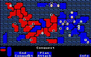 Lords of Conquest atari screenshot