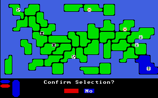 Lords of Conquest atari screenshot