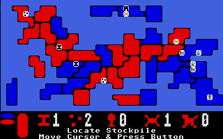 Lords of Conquest atari screenshot