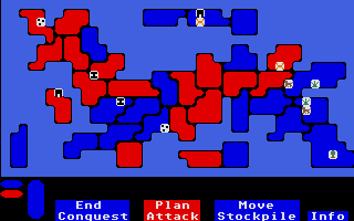 Lords of Conquest atari screenshot