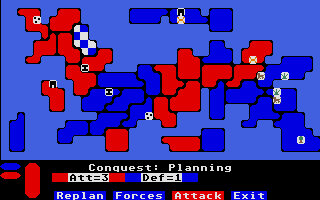 Lords of Conquest atari screenshot