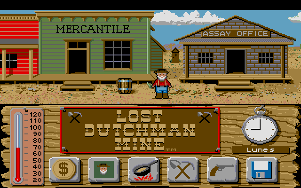 Lost Dutchman Mine atari screenshot