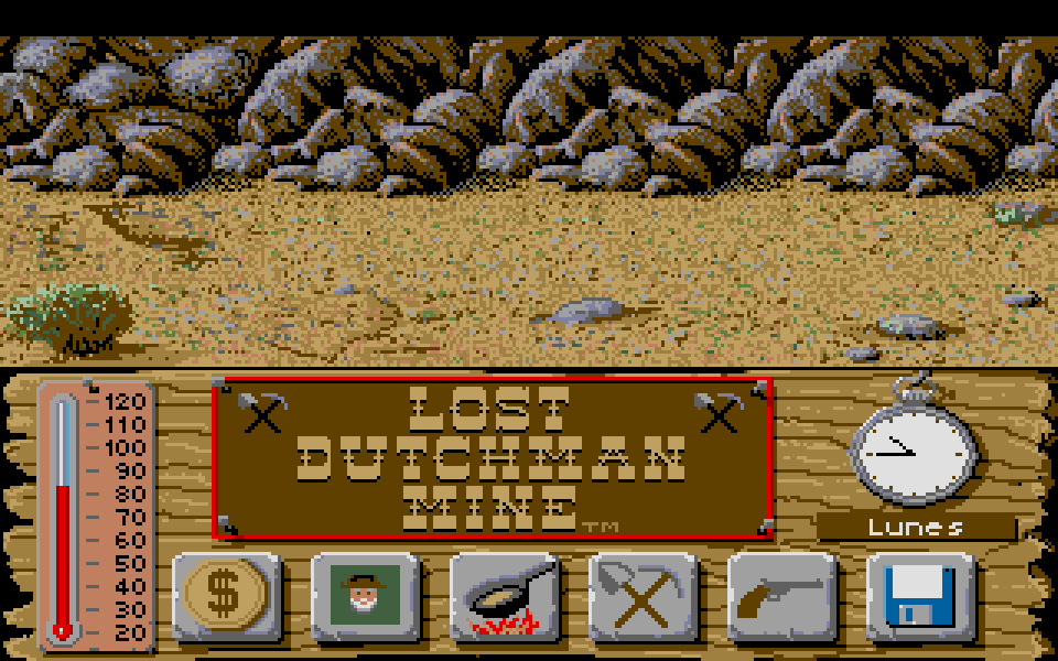 Lost Dutchman Mine atari screenshot
