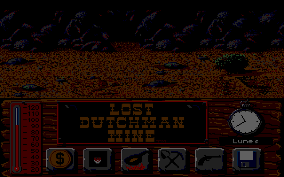 Lost Dutchman Mine atari screenshot