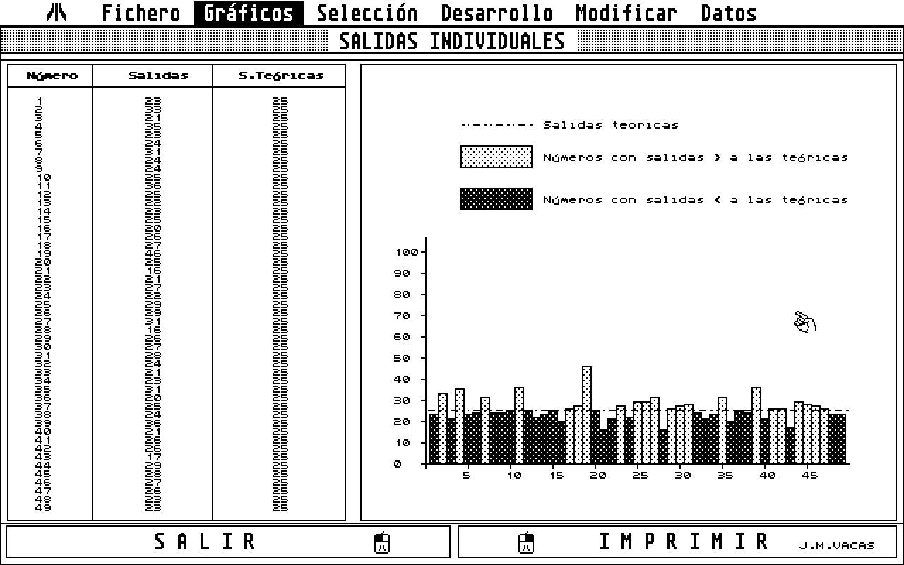 Loteria Primitiva atari screenshot