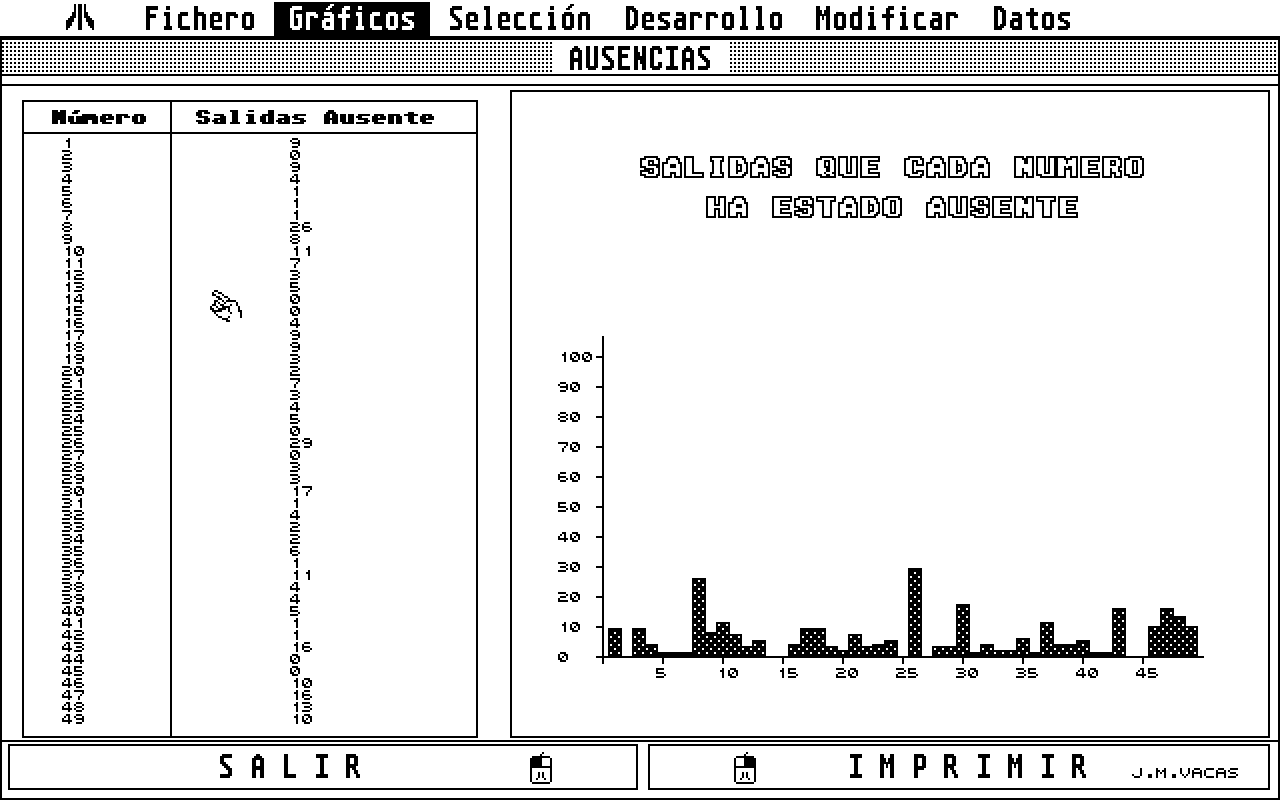 Loteria Primitiva atari screenshot