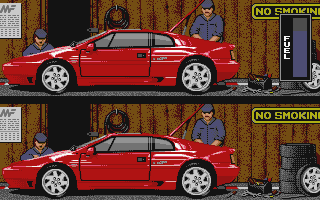 Lotus Esprit Turbo Challenge atari screenshot