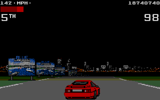 Lotus Turbo Challenge II atari screenshot