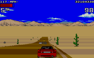 Lotus Turbo Challenge II atari screenshot