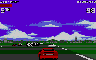 Lotus Turbo Challenge II atari screenshot