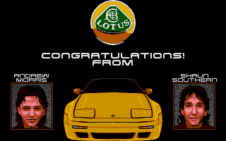 Lotus Turbo Challenge II atari screenshot