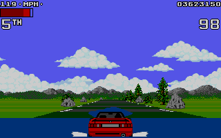 Lotus Turbo Challenge II atari screenshot