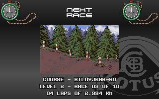 Lotus III - The Ultimate Challenge atari screenshot