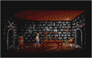 Lure of the Temptress atari screenshot