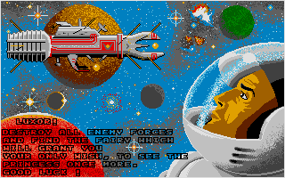 Luxor atari screenshot