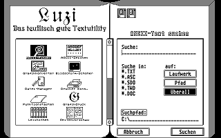 Luzi atari screenshot