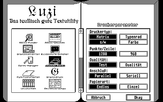Luzi atari screenshot