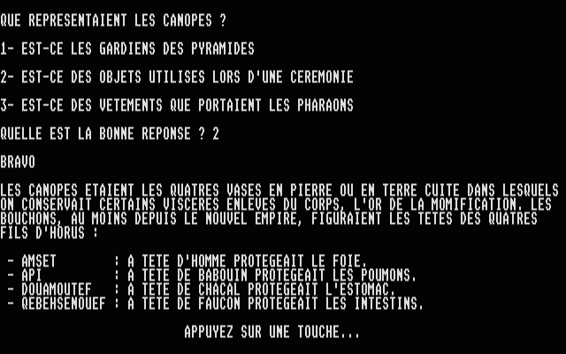 Légende des Dynasties (La) atari screenshot