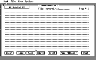 Macro Manager atari screenshot