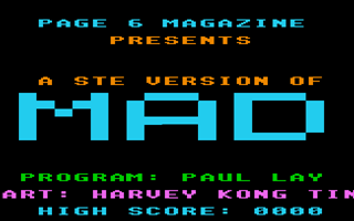 Mad (STE) atari screenshot