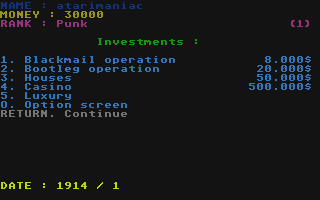Mafiabrothers atari screenshot