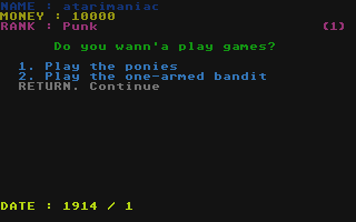 Mafiabrothers atari screenshot
