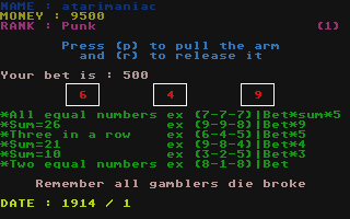 Mafiabrothers atari screenshot