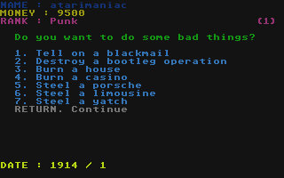 Mafiabrothers atari screenshot
