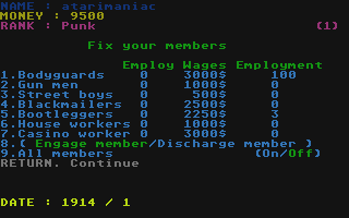 Mafiabrothers atari screenshot