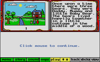 Magic Story Book atari screenshot