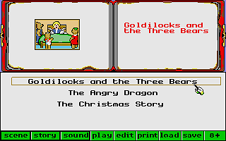 Magic Story Book atari screenshot