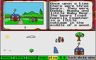 Magic Story Book atari screenshot