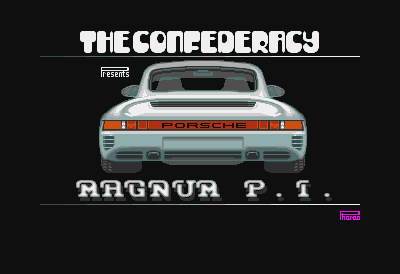 Magnum PI atari screenshot