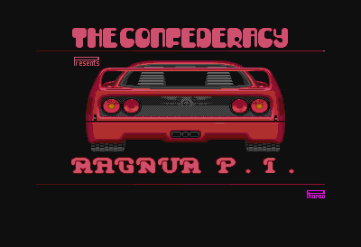 Magnum PI atari screenshot