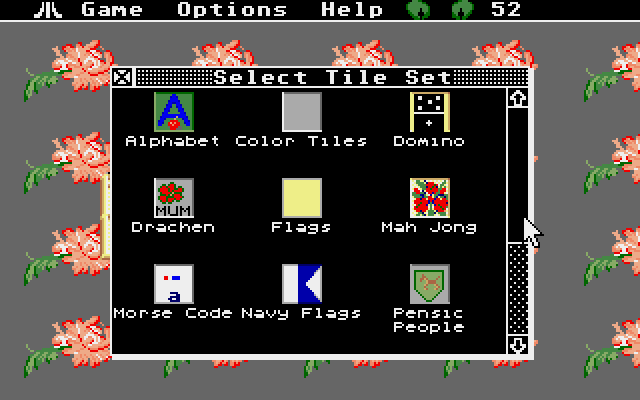 Mah-Jong Solitaire atari screenshot
