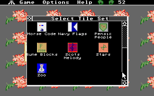 Mah-Jong Solitaire atari screenshot