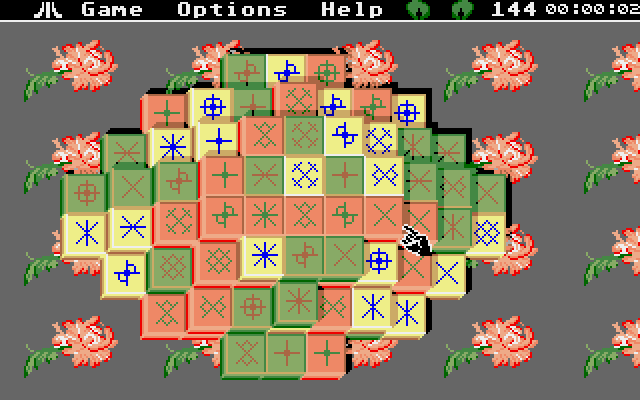 Mah-Jong Solitaire atari screenshot