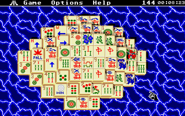 Mah-Jong Solitaire atari screenshot