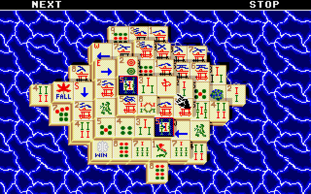 Mah-Jong Solitaire atari screenshot